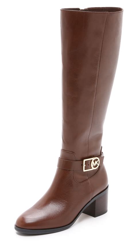 michael kors brown boots uk|michael kors ladies brown boots.